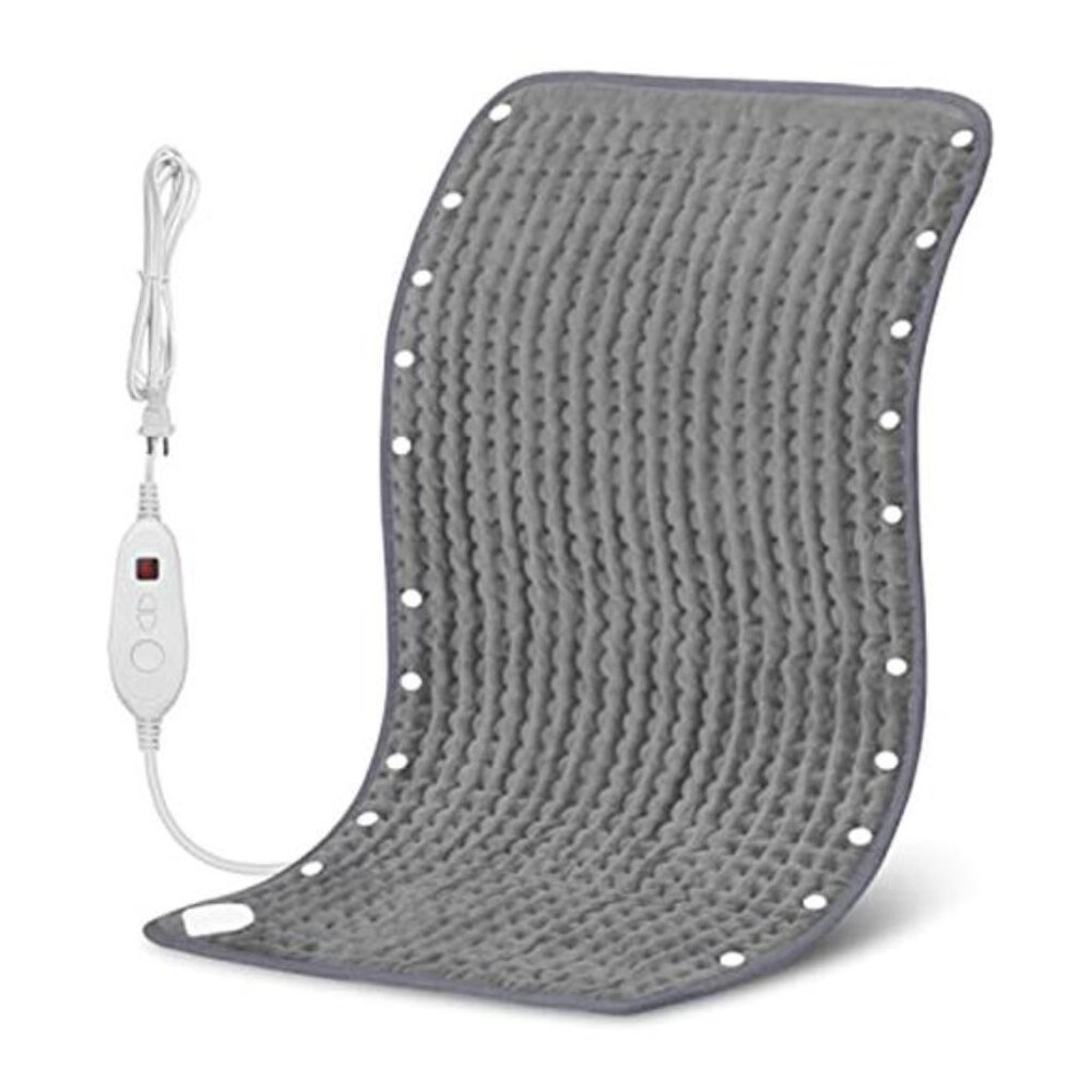 Electric Heating Pad for Back Pain Foot Warmer Washable Soft Plush Fast Heat